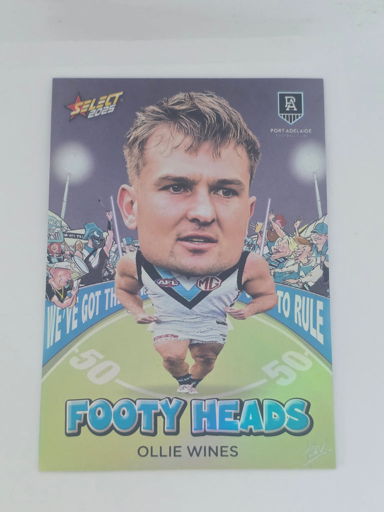 AFL Footy Stars 2025 | Footy Heads | #FH78 | O. Wines | Port Adelaide