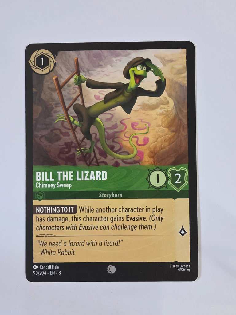 Disney Lorcana Reign of Jafar | Bill the Lizard Chimney Sweep | #090 | Common