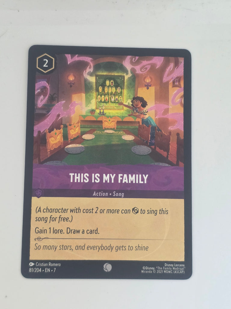 Lorcana | Archazia's Island | #81/204 | This is my Family | Common