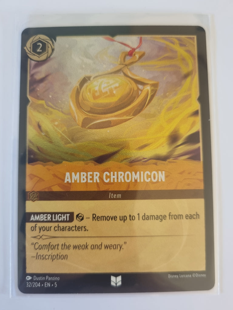 Shimmering Skies - FOIL - Amber Chromicon - 32/204 - Uncommon