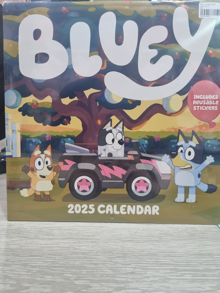 Bluey - Large 30x30cm - 2025 Calendar