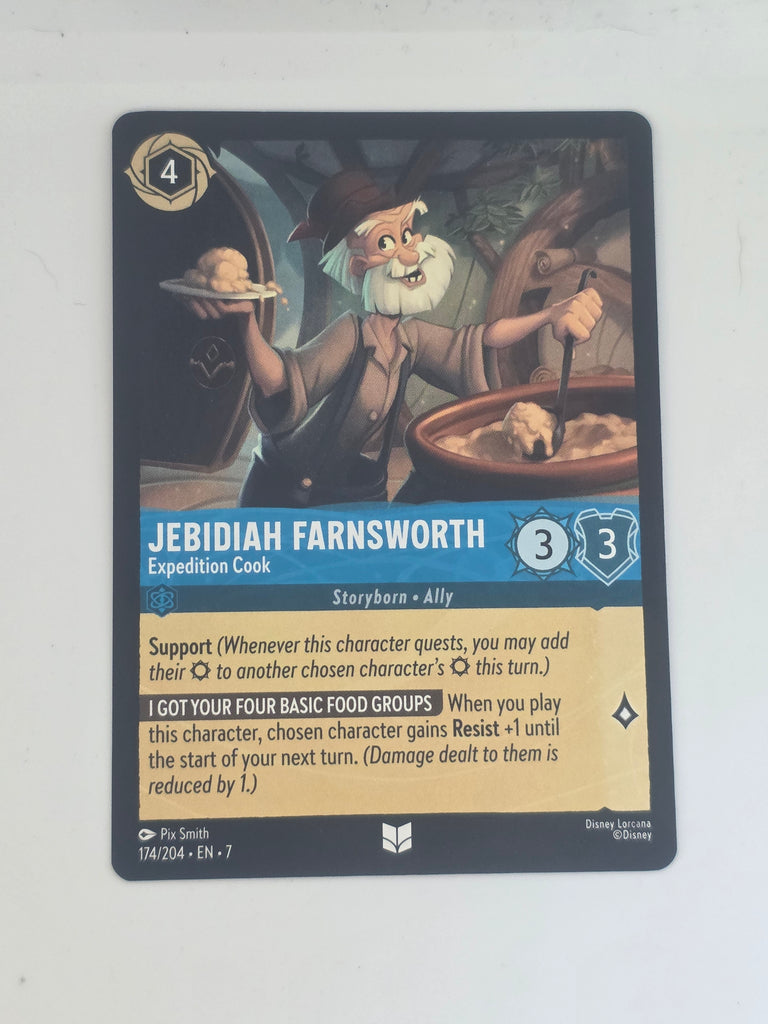 Lorcana | Archazia's Island #174/204 Jebidiah Farnsworth - Expedition Cook | U/C