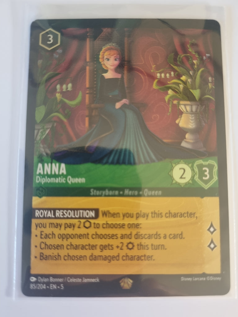 Shimmering Skies - FOIL - Anna - Diplomatic Queen - 85/204 - Legendary