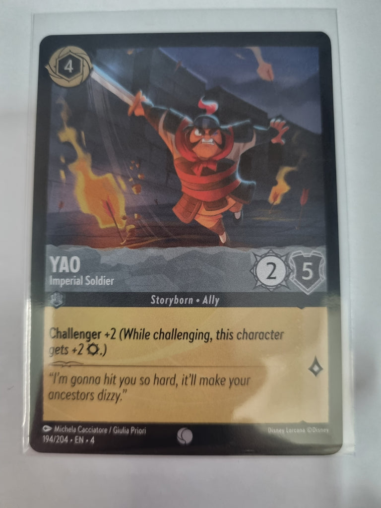 Ursula's Return - FOIL - Yao - Imperial Soldier - 194/204 - Common