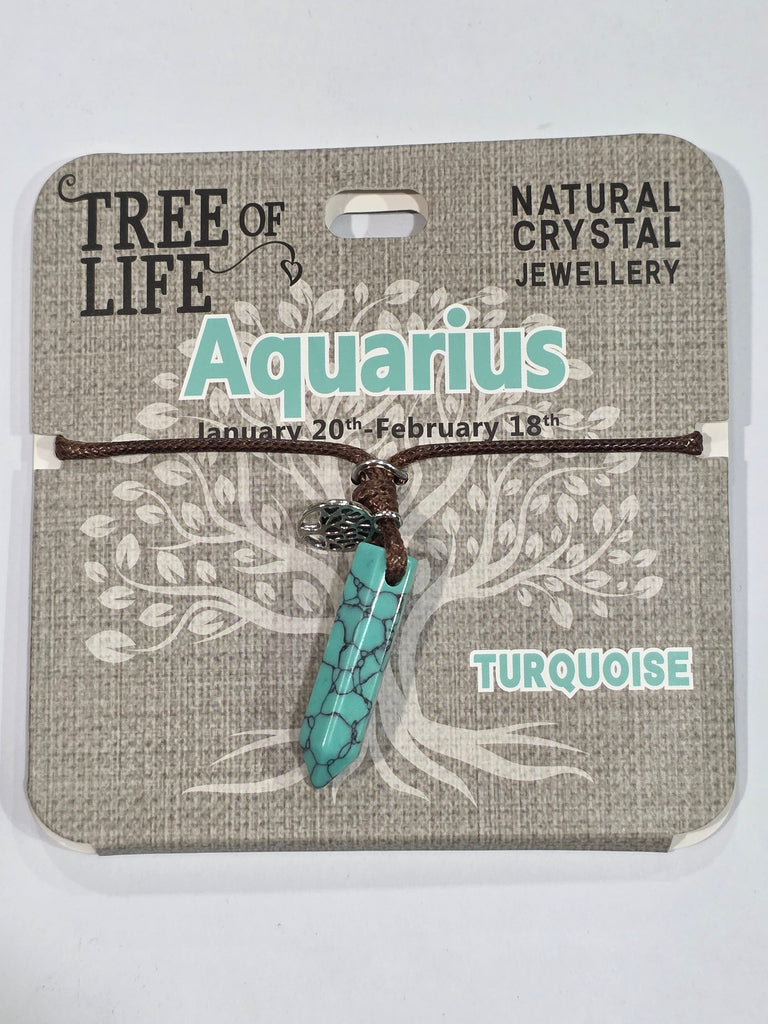 Tree of Life | Aquarius | Turquoise Necklace | Natural Crystal Jewellery
