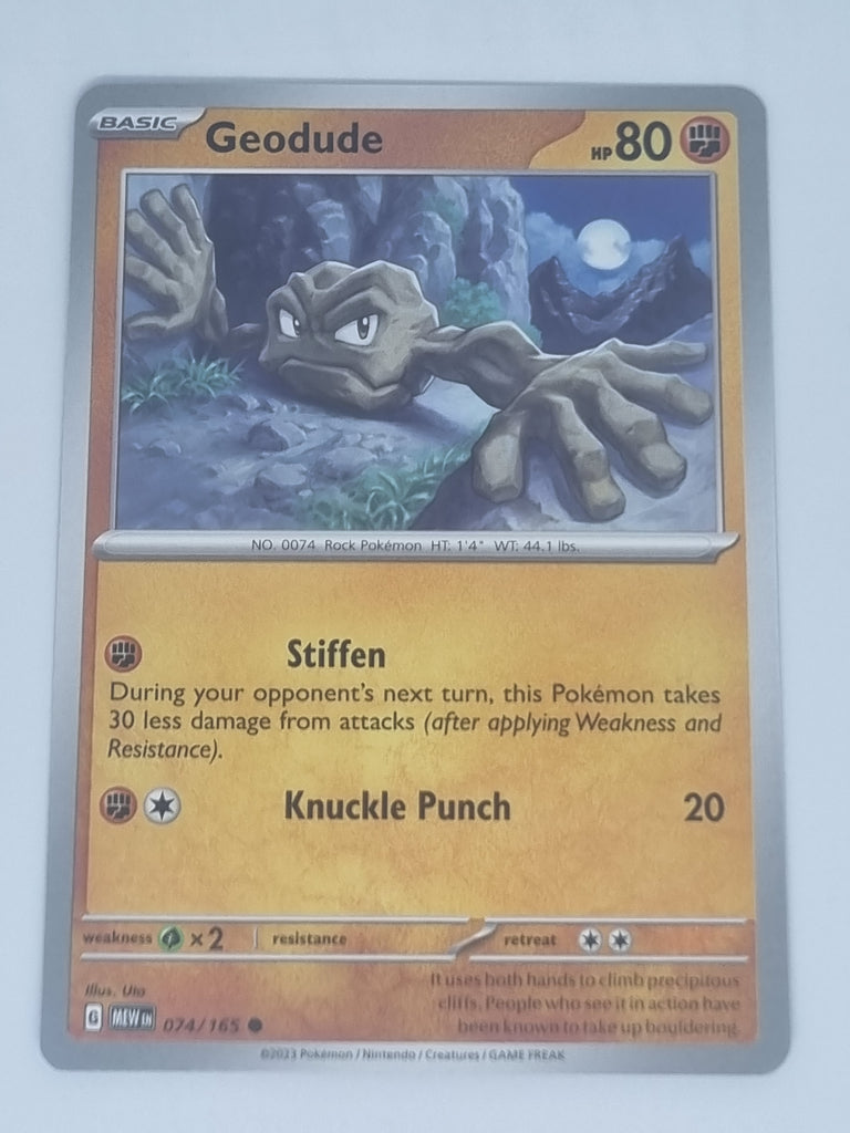 Pokemon TCG - Pokemon 151 - #074/165 - Geodude - Common