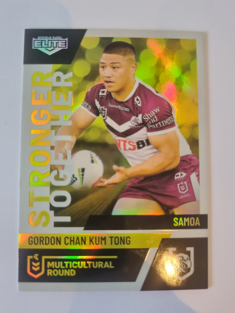 2024 Elite NRL - Multicultural Round - #MC13 - Gordon Chan Kum Tong - Sea Eagles