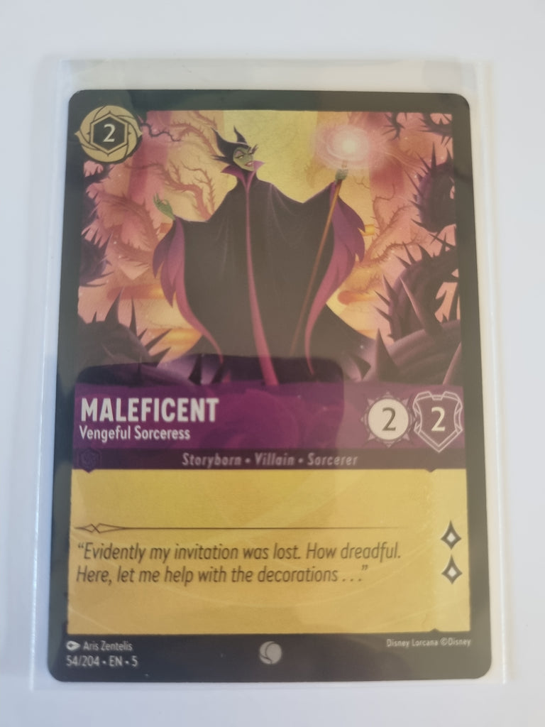 Shimmering Skies - FOIL - Maleficent - Vengeful Sorceress - 54/204 - Common