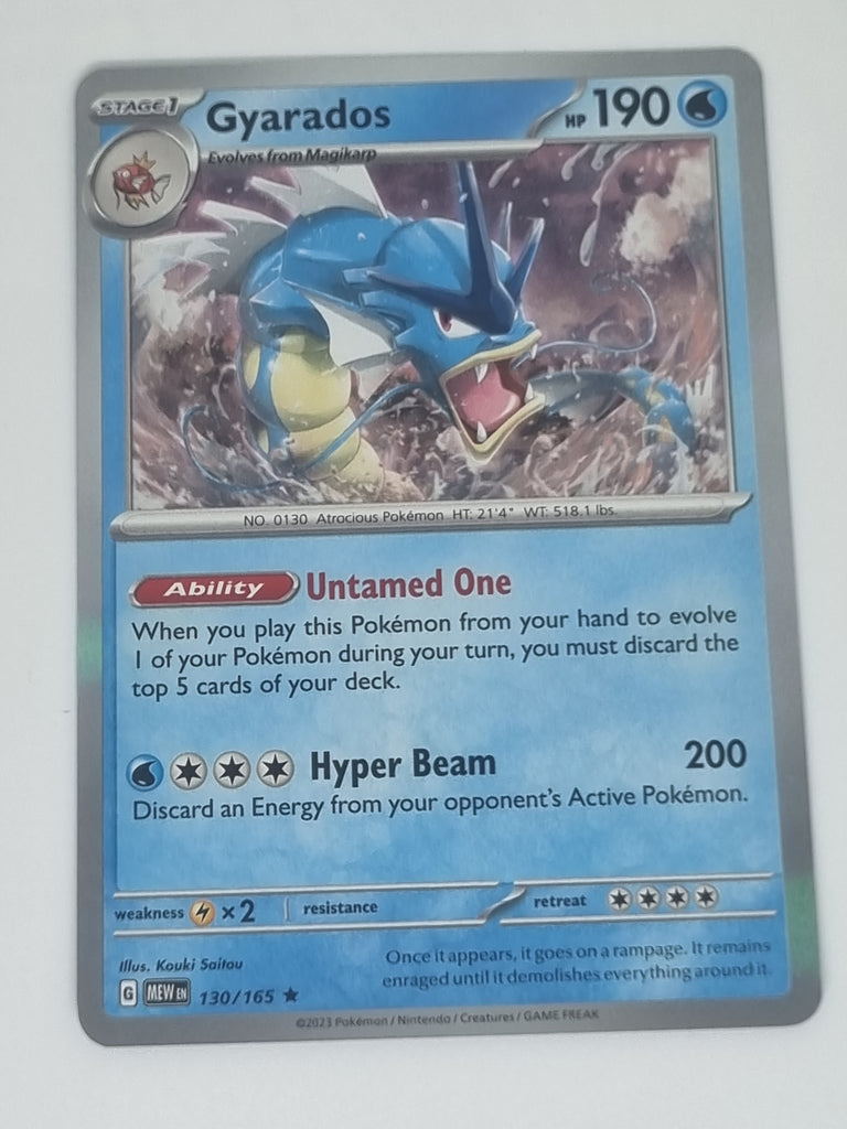 Pokemon TCG - Pokemon 151 - #130/165 - Gyarados - Rare