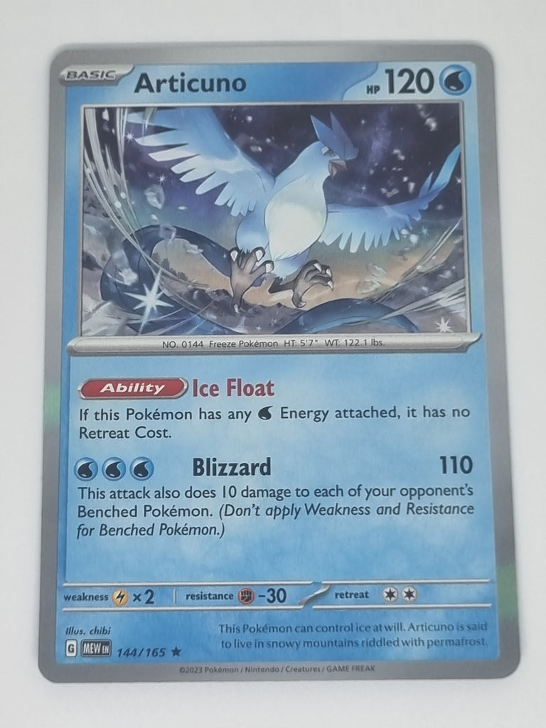 Pokemon TCG - Pokemon 151 - #144/165 - Articuno - Rare