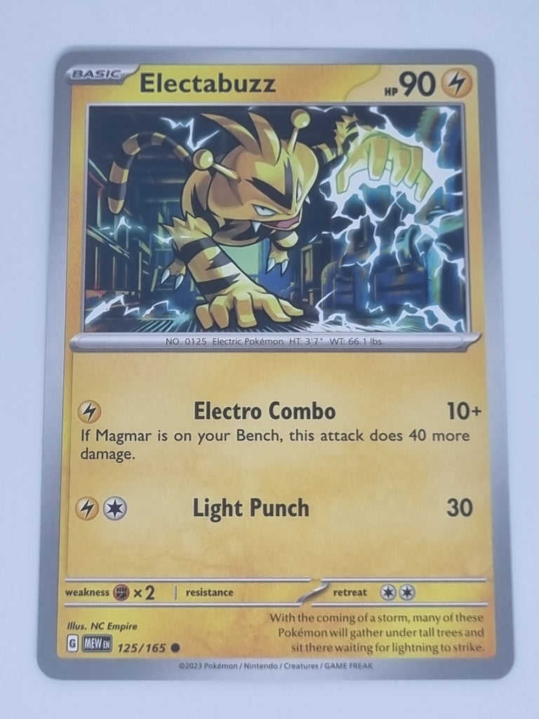 Pokemon TCG - Pokemon 151 - #125/165 - Electabuzz - Common