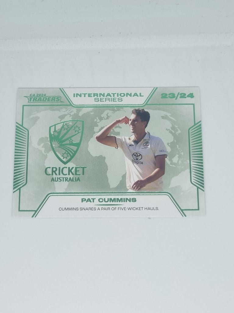 2024-25 LUXE Cricket Traders - International Series - #IS13 - Pat Cummins