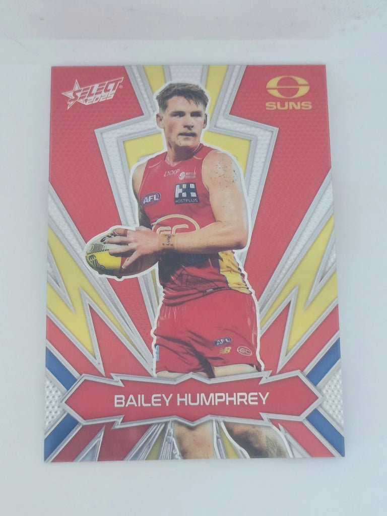 AFL Footy Stars 2025 | Luminous Thunderbolt | #LT102 B. Humphrey Gold Coast Suns