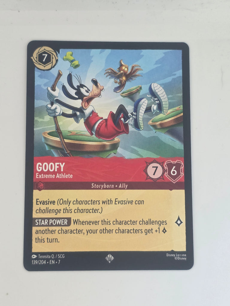 Lorcana | Archazia's Island | #139/204 | Goofy - Extremem Athlete | Super Rare