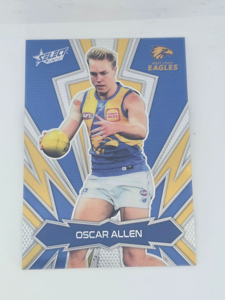 AFL Footy Stars 2025 | Luminous Thunderbolt | #LT193 | O. Allen | West Coast