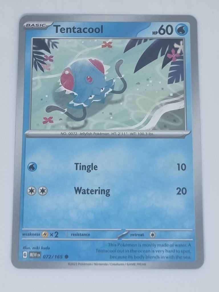 Pokemon TCG - Pokemon 151 - #072/165 - Tentacool - Common