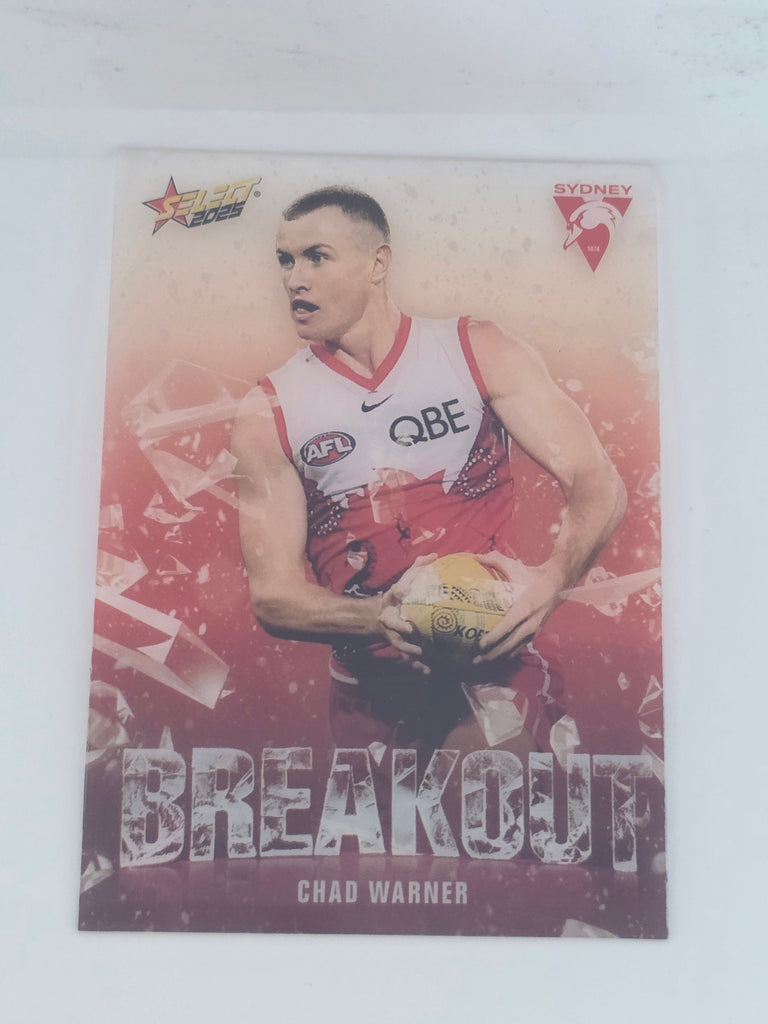 AFL Footy Stars 2025 | Breakout | #B80 | C. Warner | Sydney Swans