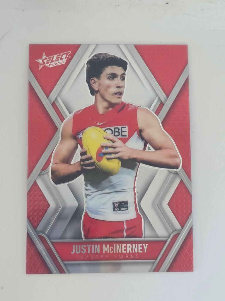 AFL Footy Stars 2025 | Luminous Base | #L172 | J. McInerney | Sydney Swans