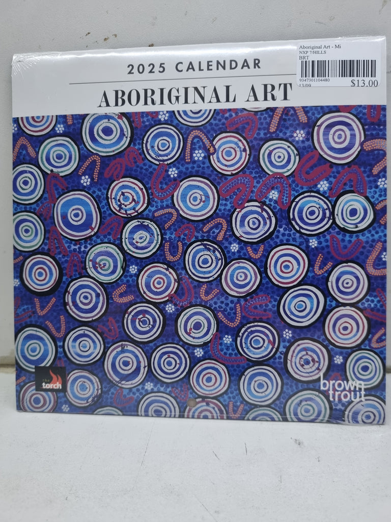 Aboriginal Art - Mini 18x18cm - 2025 Calendar