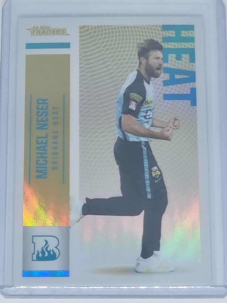 2024-25 LUXE Cricket - Gold Parallel - #G072 - Michael Neser - #57/67 - Heat