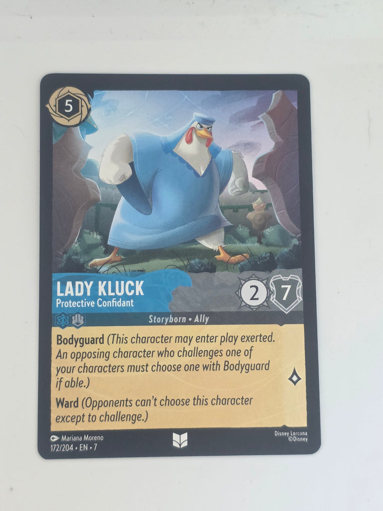 Lorcana | Archazia's Island | #172/204 | Lady Kluck - Protective Confidant | U/C