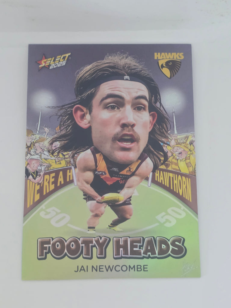 AFL Footy Stars 2025 | Footy Heads | #FH58 | J. Newcombe | Hawthorn