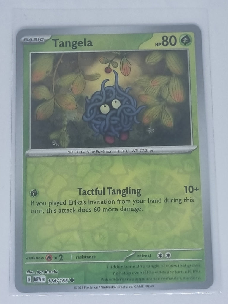 Pokemon TCG - Pokemon 151 - #114/165 - Reverse Holo - Tangela - Common