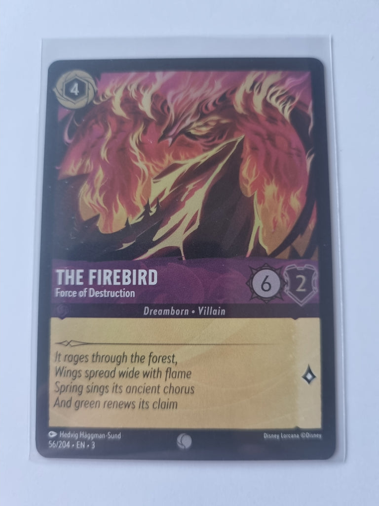 Into the Inklands FOIL The Firebird - Force of Destruction 56/204 Common