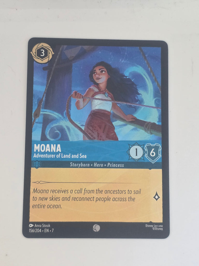 Lorcana | Archazia's Island #156/204 Moana - Adventurer of Land and Sea | Common