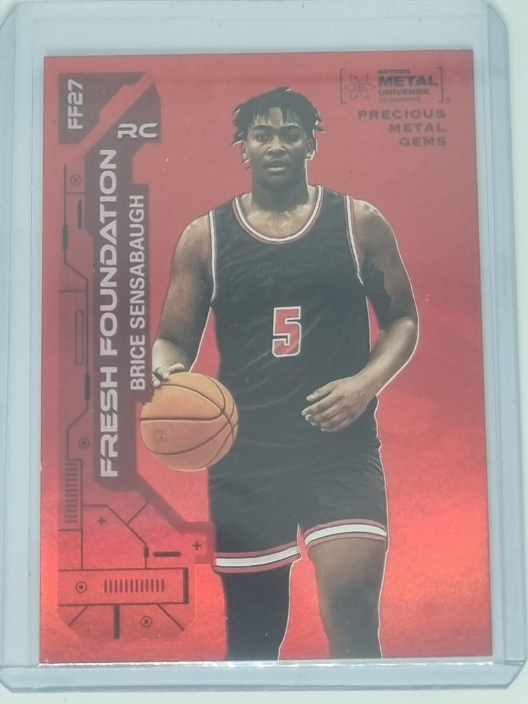 2023 Metal Universe Champions Fresh Foundations RED PMG #FF27 Sensaubaugh 20/100
