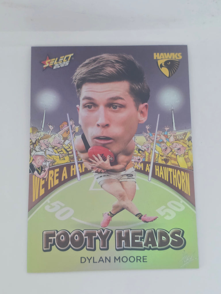 AFL Footy Stars 2025 | Footy Heads | #FH57 | D. Moore | Hawthorn