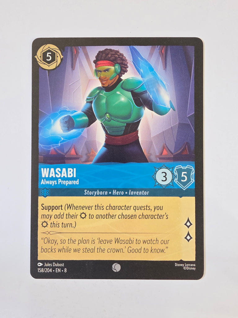 Disney Lorcana Reign of Jafar | Wasabi Always Prepared | #158 | Common