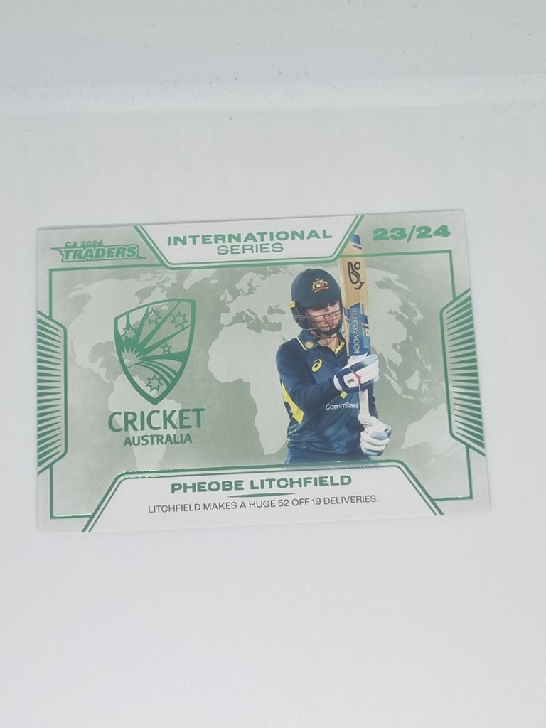 2024-25 LUXE Cricket Traders - International Series - #IS32 - Phoebe Litchfield