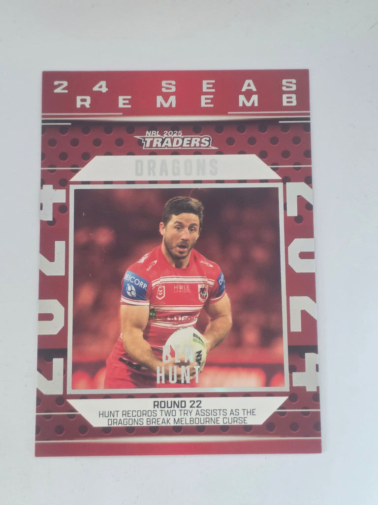 NRL 2025 Traders | 2024 Season to Remember | #SR41 | Ben Hunt | Dragons