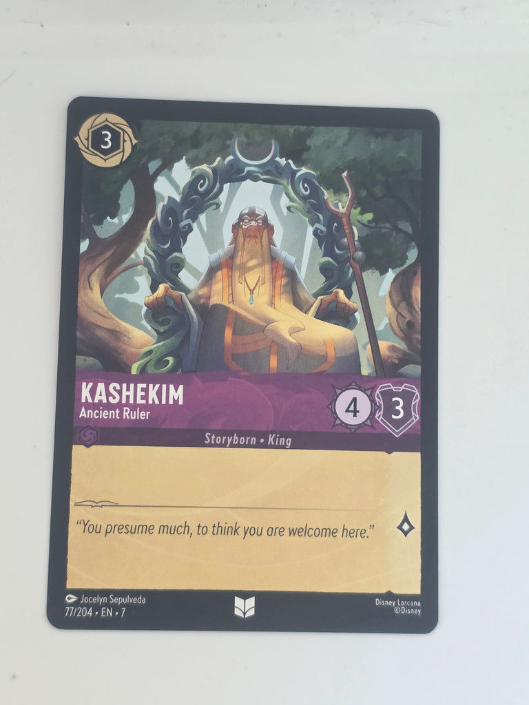 Lorcana | Archazia's Island | #77/204 | Kashekim - Ancient Ruler | Uncommon