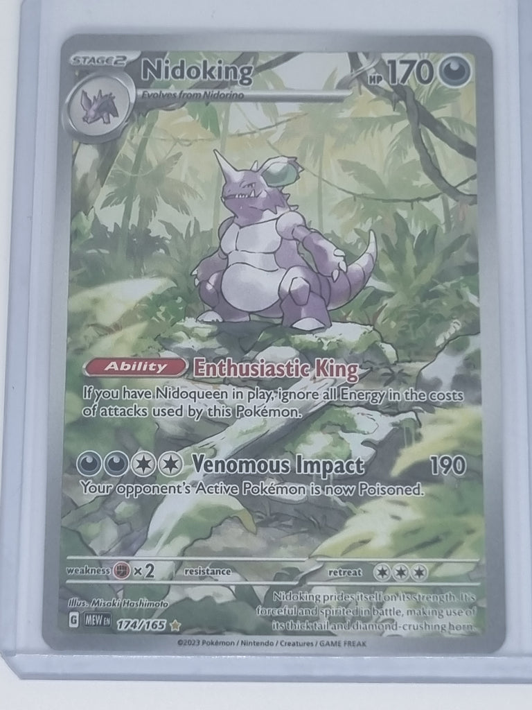 Pokemon TCG - Pokemon 151 - #174/165 - Nidoking - Illustrated Rare