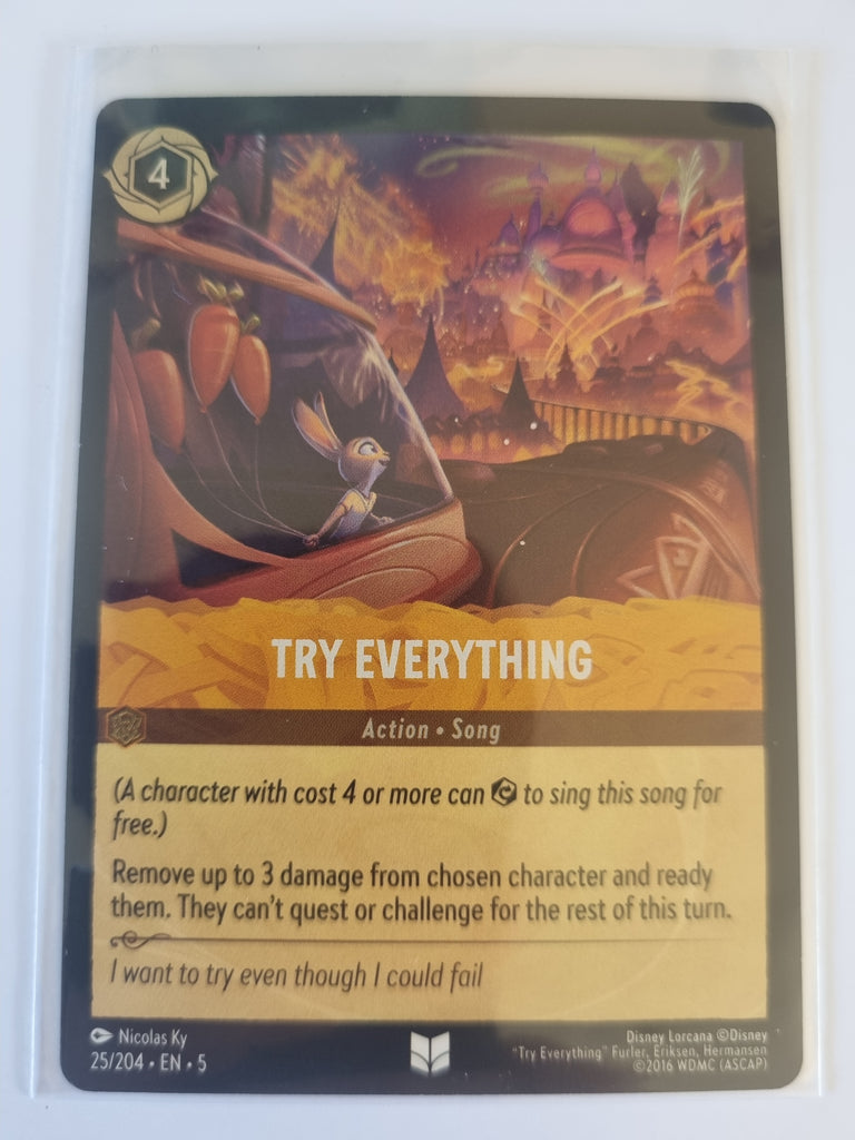 Shimmering Skies - FOIL - Try Everything - 25/204 - Uncommon