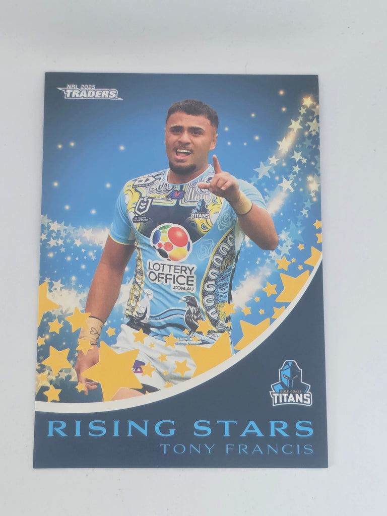 NRL 2025 Traders | Rising Stars | #RS16 | Tony Francis | Titans