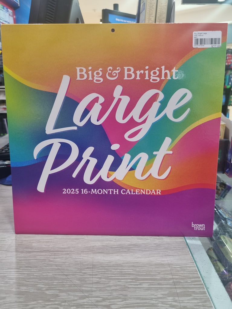 Big & Bright Large Print - Large 30x30cm - 2025 Calendar