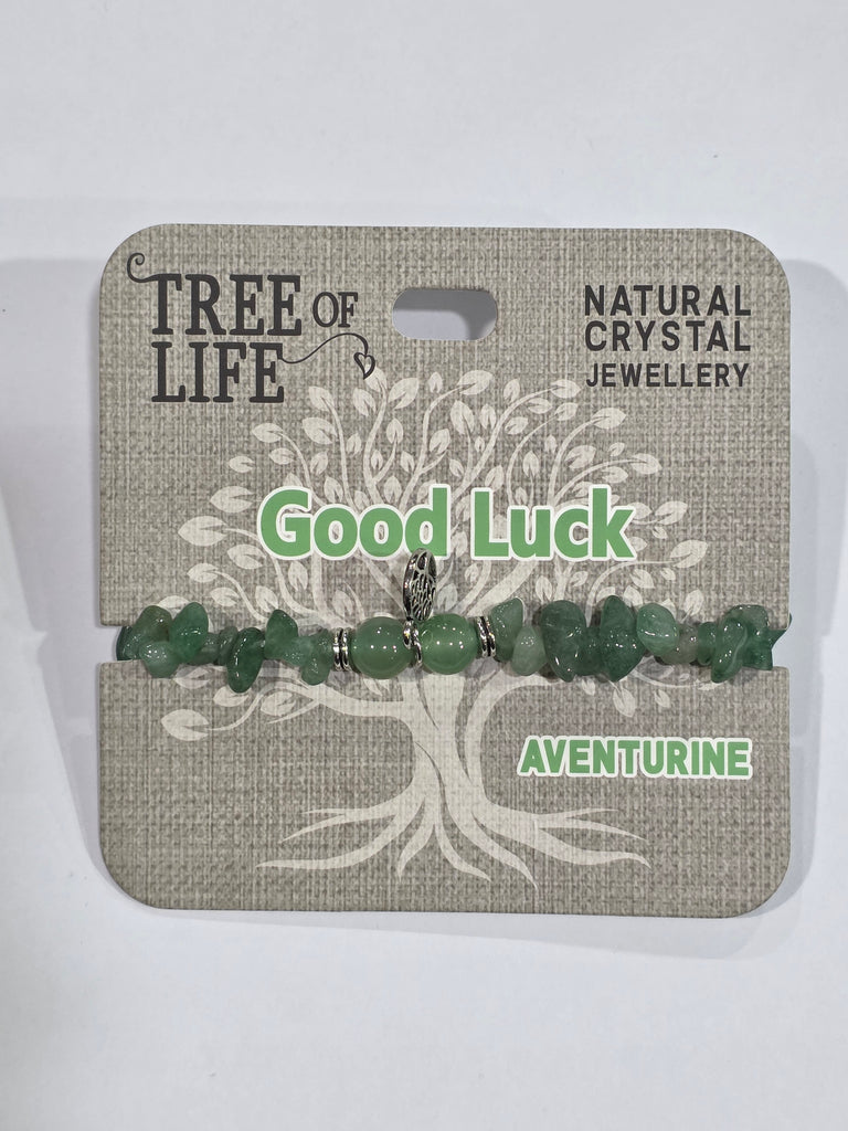 Tree of Life | Good Luck | Aventurine Bracelet | Natural Crystal Jewellery