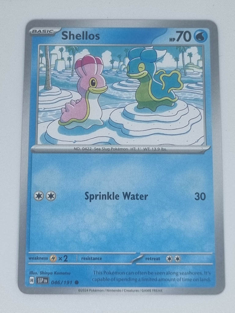 Pokemon TCG - Surging Sparks - #046/191 - Shellos - Common Funporium Pokemon TCG - Surging Sparks - #046/191 - Shellos - Common Funporium