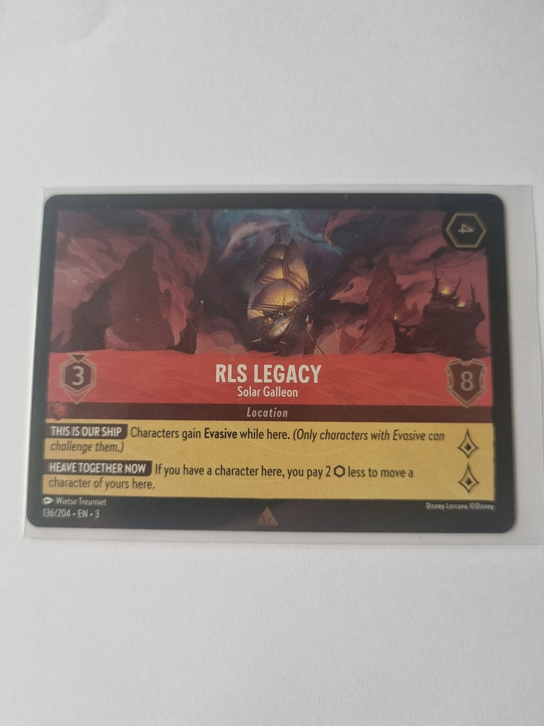 Into the Inklands - FOIL - RLS Legacy - Solar Galleon - 136/204 - Rare