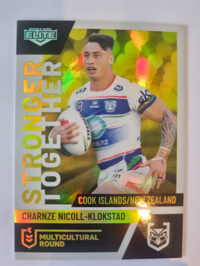 2024 Elite NRL - Multicultural Round - #MC32 - Charnze Nicoll-Klokstad Warriors