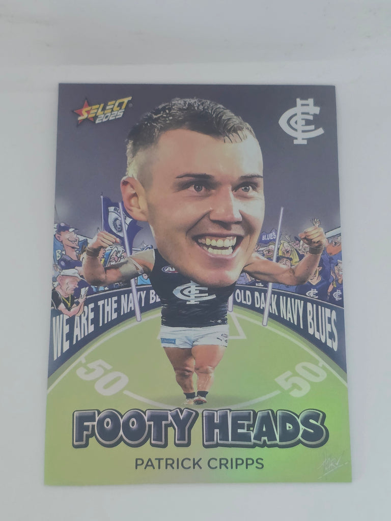 AFL Footy Stars 2025 | Footy Heads | #FH13 | P. Cripps | Carlton