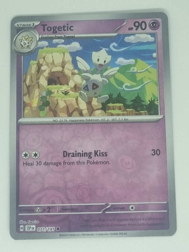 togetic pokemon card Pokemon TCG - Surging Sparks - #071/191 - Reverse Holo - Togetic