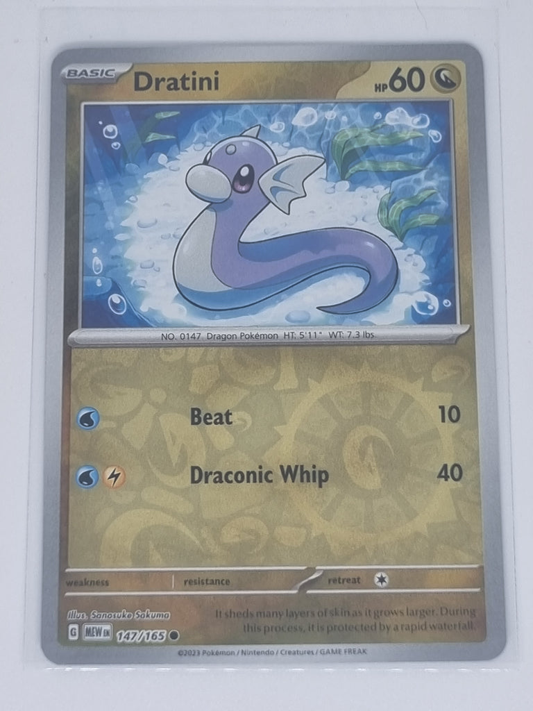 Pokemon TCG - Pokemon 151 - #147/165 - Reverse Holo - Dratini - Common