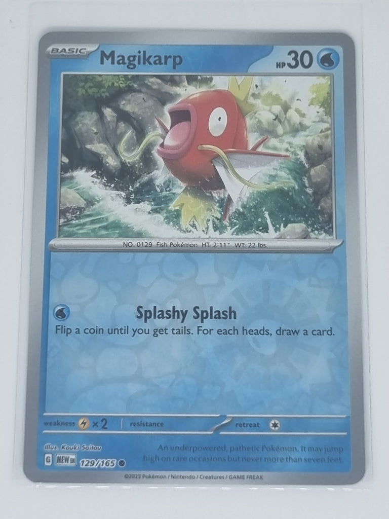 Pokemon TCG - Pokemon 151 - #129/165 - Reverse Holo - Magikarp - Common