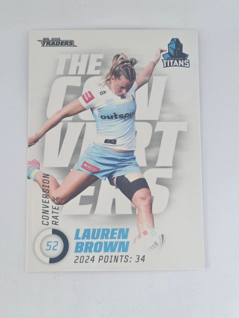NRL 2025 Traders | Converters | #TC21 | Lauren Brown | Titans