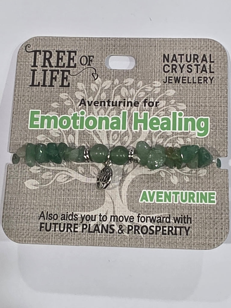 Tree of Life | Emotional Healing | Aventurine Bracelet | Natural Crystal Jewellery