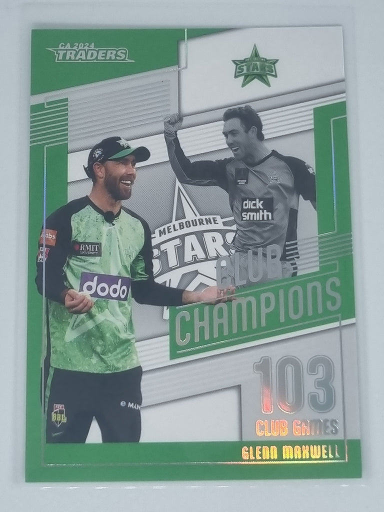 2024-25 LUXE Cricket - Club Champions - #CC09 - Glenn Maxwell - Stars